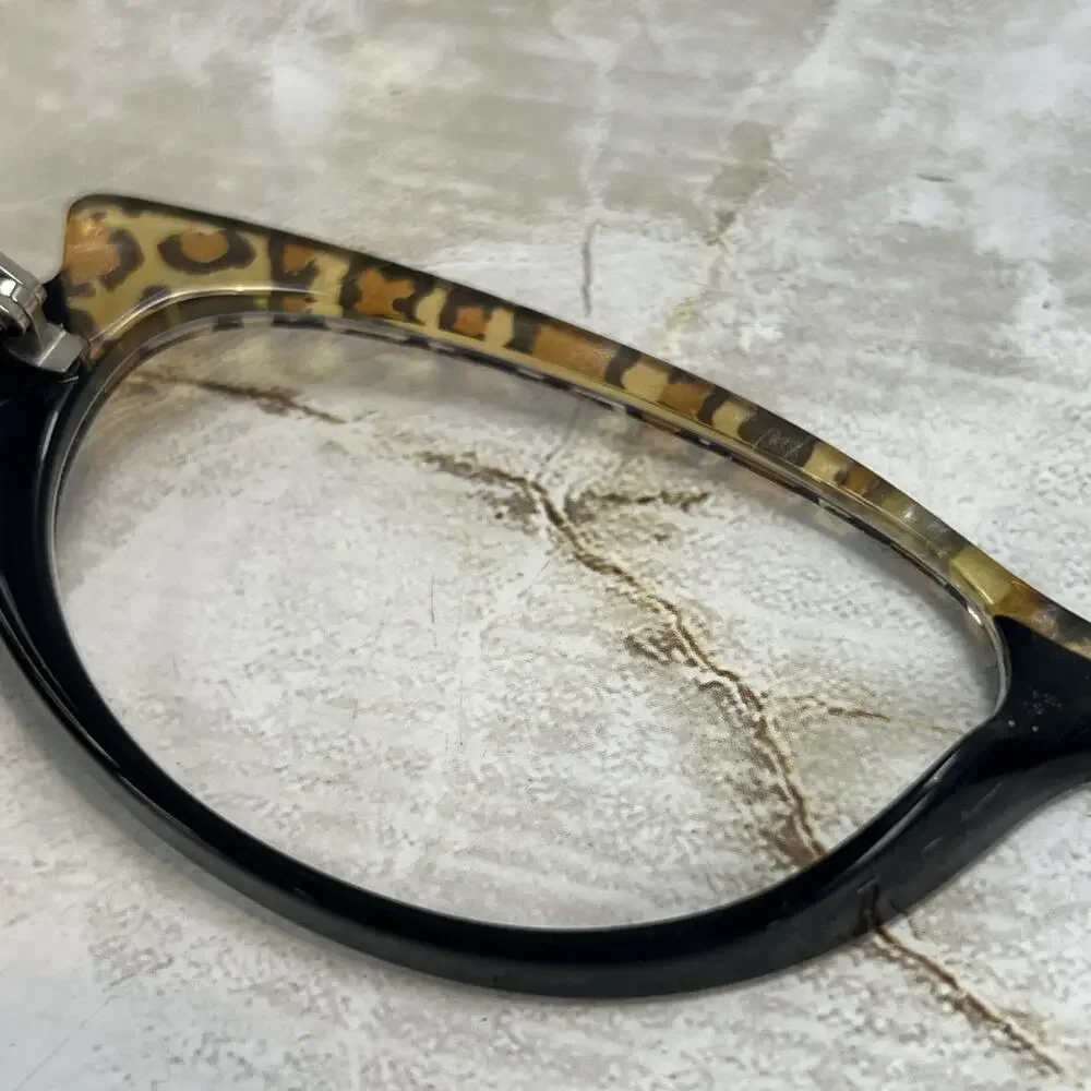 Jean Lafont Paris Saveur 100 Blk/Leopard Eyeglasses FRAMES ONLY 53-15-138